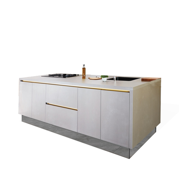 White Kitchen Island