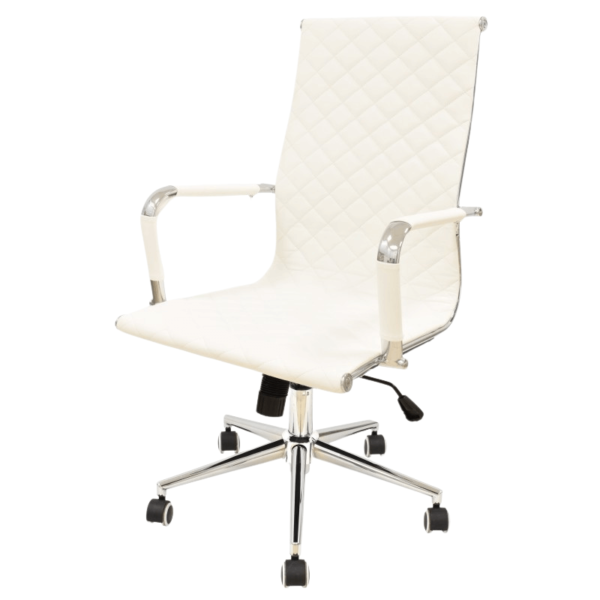 Silla escritorio color blanco
