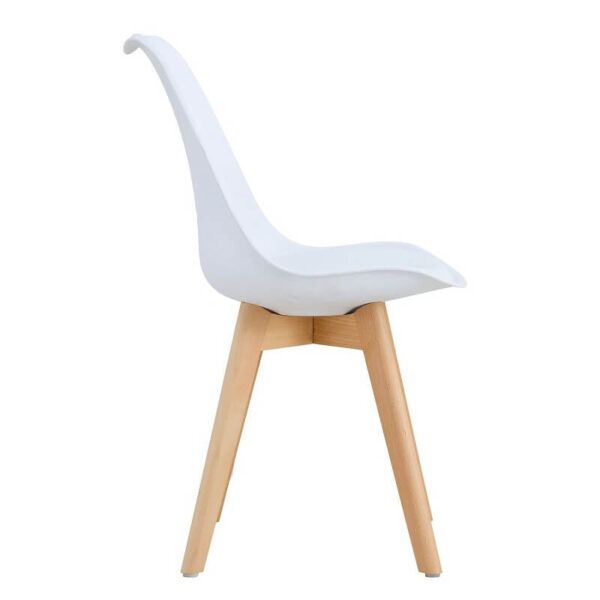 Sillas comedor plástico y madera