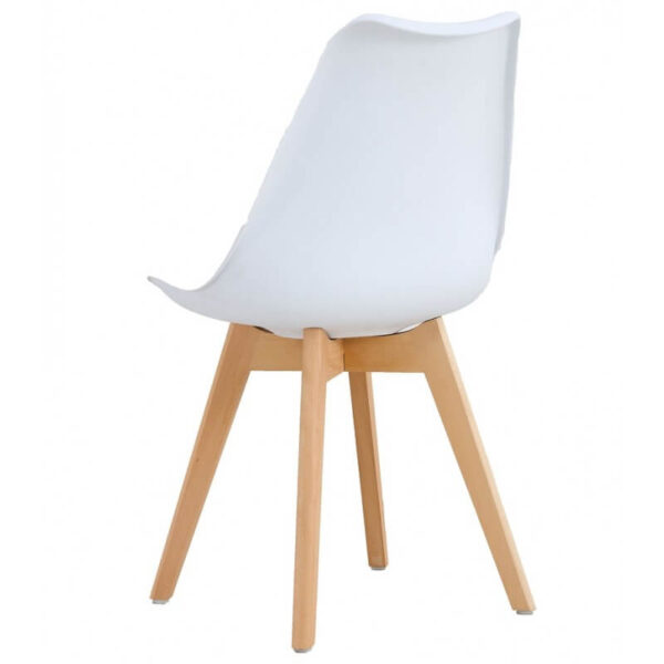 Sillas comedor plástico y madera