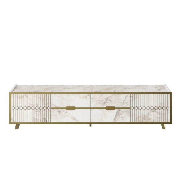 Mueble tv 180 cm blanco
