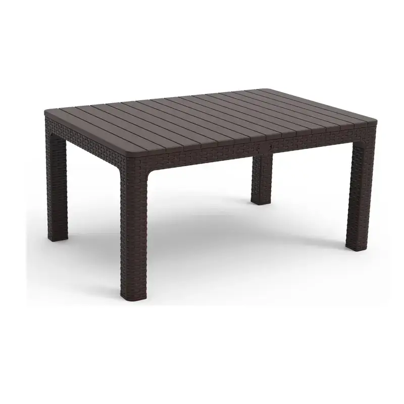 Mesa de Centro ALBUFEIRA 90x60 cm en Polipropileno Chocolate