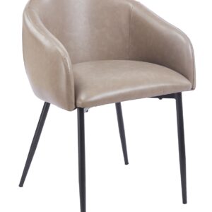 Sillon Tapizado Pelayo 56 Gris Similpiel Sillón