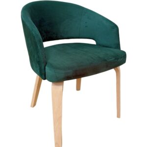 Sillon de Madera Viseu 53 Verde Oscuro Sillón